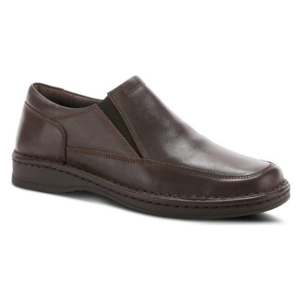 Spring Step Enzo Slip-On Loafer in Brown